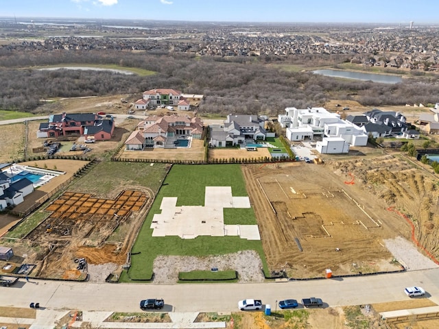 1650 Lilac Ln, Frisco, TX 75034 - aerial view of residential area with a nearby body of water