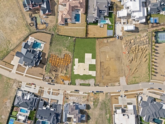 1650 Lilac Ln, Frisco, TX 75034 - aerial view of property and surrounding area with nearby suburban area