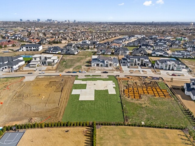 1650 Lilac Ln, Frisco, TX 75034 - aerial view of property's location with nearby suburban area