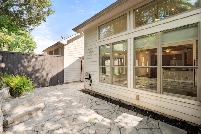 2544 Wedglea Dr, Dallas, TX 75211 - view of patio / terrace with fence