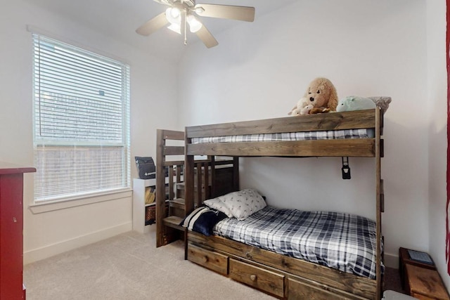 1033 Falls Rush Way, Royse City, TX 75189 - bedroom with light carpet, ceiling fan, and baseboards