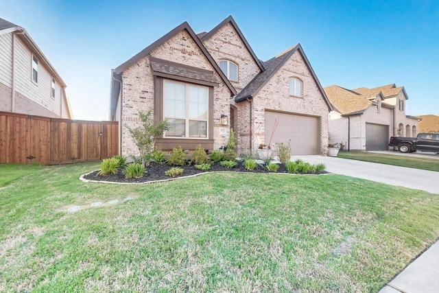 1033 Falls Rush Way, Royse City, TX 75189 - view of front facade with brick siding, driveway, and an attached garage