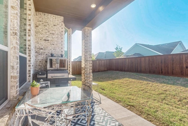 1033 Falls Rush Way, Royse City, TX 75189 - view of patio / terrace featuring outdoor dining space