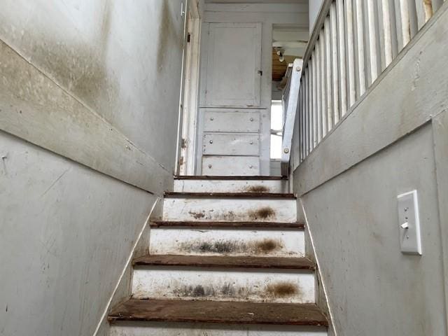 view of stairs