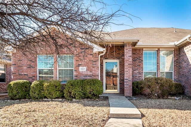 1727 Preston On The Lake Blvd, Little Elm, TX 75068 - view of front of property with brick siding and a shingled roof