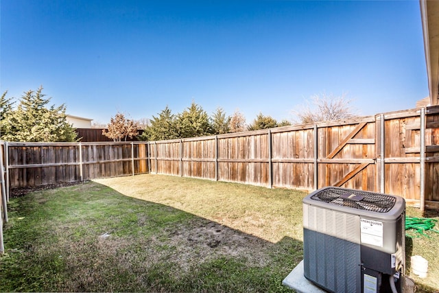 1727 Preston On The Lake Blvd, Little Elm, TX 75068 - view of yard with cooling unit