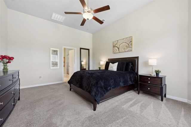 216 Shadow Creek Ln, Hickory Creek, TX 75065 - carpeted bedroom featuring baseboards and a ceiling fan