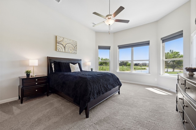 216 Shadow Creek Ln, Hickory Creek, TX 75065 - carpeted bedroom featuring baseboards and ceiling fan