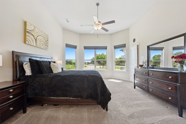 216 Shadow Creek Ln, Hickory Creek, TX 75065 - bedroom with carpet floors and a ceiling fan