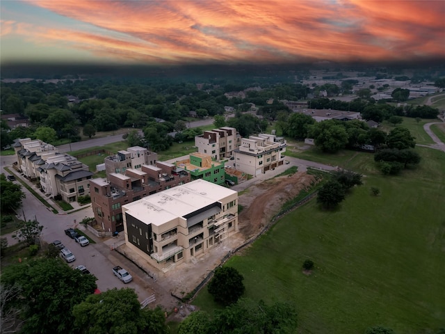 412 Vista Buena Trl, Fort Worth, TX 76111 - view of aerial view at dusk