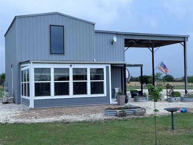 235 Hcr 2128, Whitney, TX 76692 - rear view of house with a carport and a yard