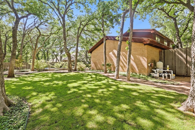 view of yard