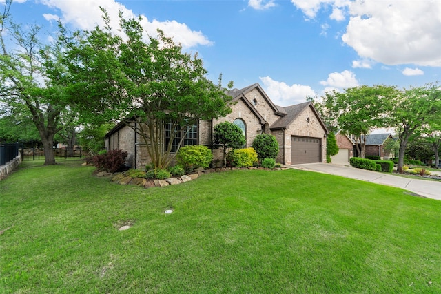 473 Inverness Dr, Fairview, TX 75069 - view of front of house featuring brick siding, driveway, and an attached garage