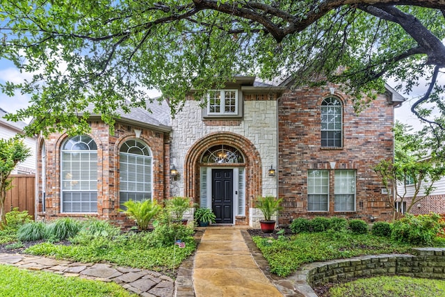 1430 Westmont Dr, Allen, TX 75013 - view of front of property featuring fence and brick siding
