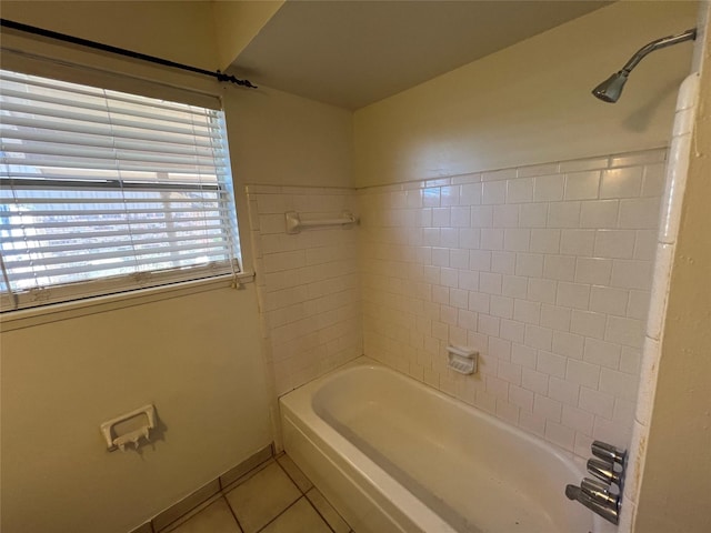 216 E Homewood Dr, Crockett, TX 75835 - bathroom with tile patterned floors and washtub / shower combination