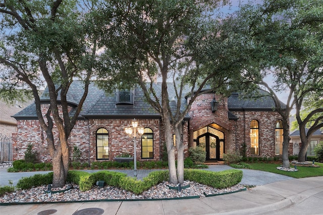 12229 Pecan Forest Dr, Dallas, TX 75230 - french provincial home with brick siding and a high end roof