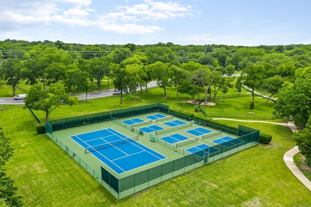 12229 Pecan Forest Dr, Dallas, TX 75230 - surrounding community featuring a tennis court