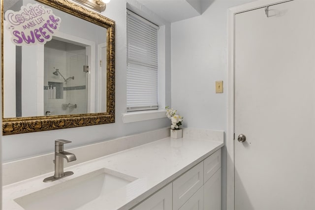 1317 Kingsbridge Dr, Garland, TX 75040 - full bath featuring a shower stall and vanity