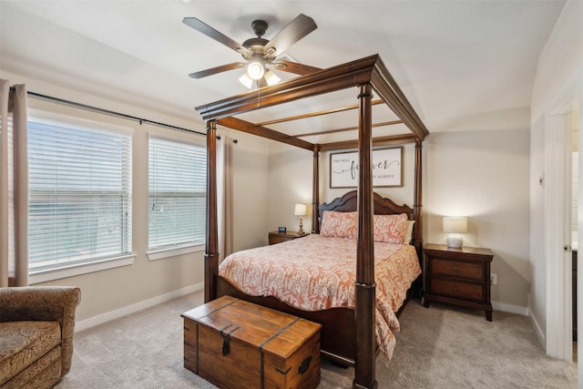 8332 Trickham Bnd, Fort Worth, TX 76131 - bedroom featuring carpet, baseboards, and a ceiling fan