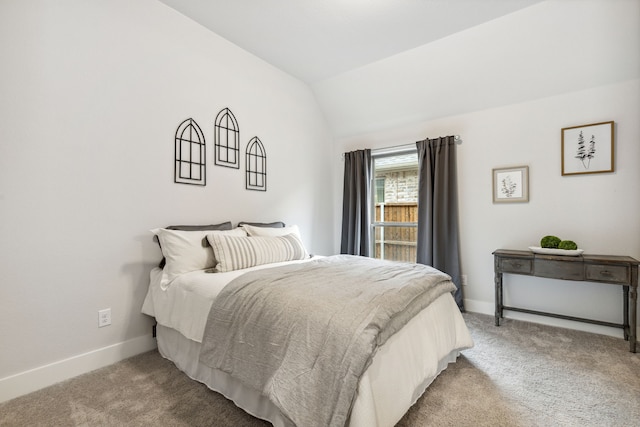 1108 Sandgate Dr, Forney, TX 75126 - bedroom with light colored carpet, baseboards, and lofted ceiling