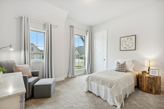 1108 Sandgate Dr, Forney, TX 75126 - bedroom with light colored carpet, multiple windows, and baseboards