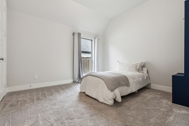 1108 Sandgate Dr, Forney, TX 75126 - bedroom with lofted ceiling, carpet flooring, and baseboards