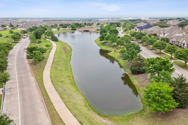 1108 Sandgate Dr, Forney, TX 75126 - aerial perspective of suburban area with a nearby body of water