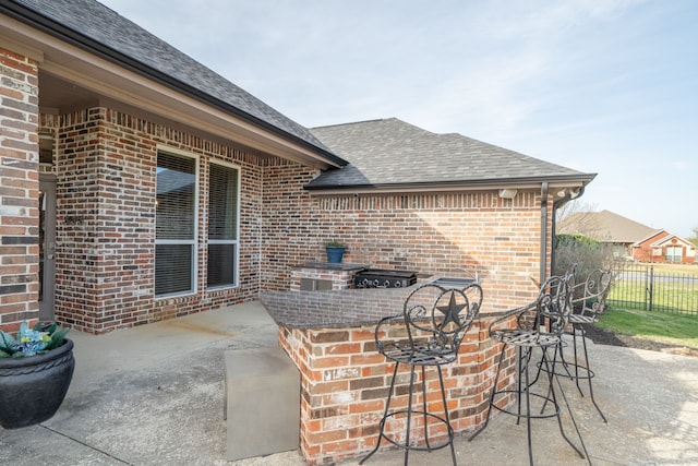11448 Brook Green Ln, Haslet, TX 76052 - view of patio / terrace with fence