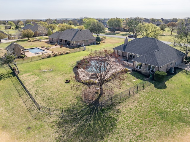 11448 Brook Green Ln, Haslet, TX 76052 - aerial view of property and surrounding area featuring a pool area