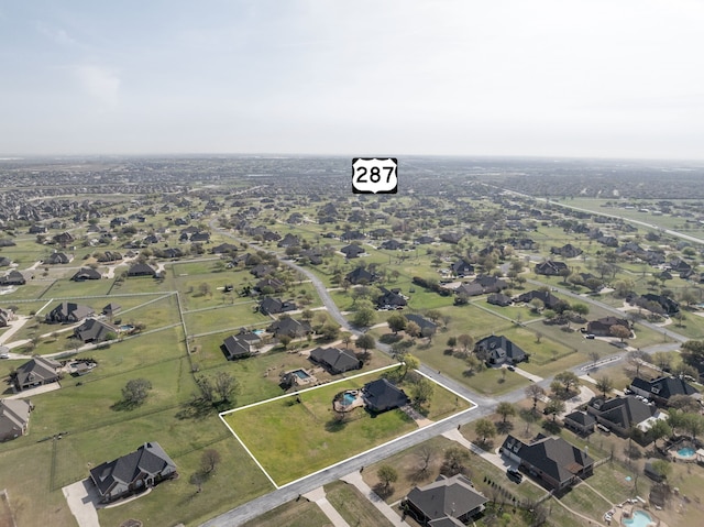 11448 Brook Green Ln, Haslet, TX 76052 - aerial view of property's location with property boundaries highlighted and nearby suburban area
