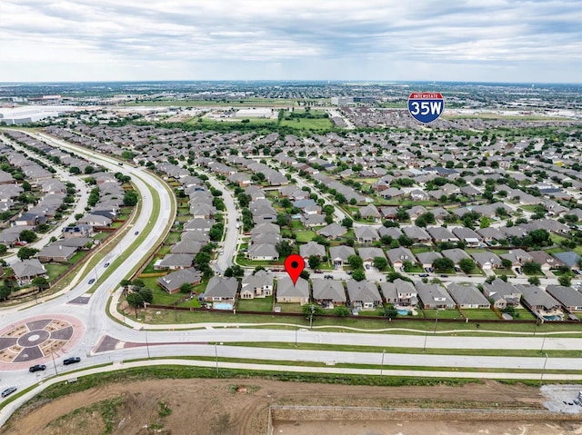 10149 Red Bluff Ln, Fort Worth, TX 76177 - aerial overview of property's location featuring nearby suburban area