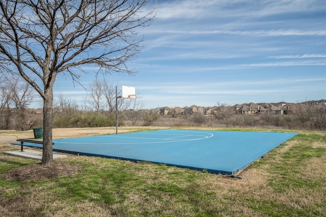 10149 Red Bluff Ln, Fort Worth, TX 76177 - view of sport court featuring community basketball court and a residential view