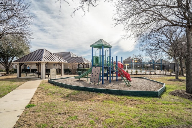 10149 Red Bluff Ln, Fort Worth, TX 76177 - community playground featuring a gazebo