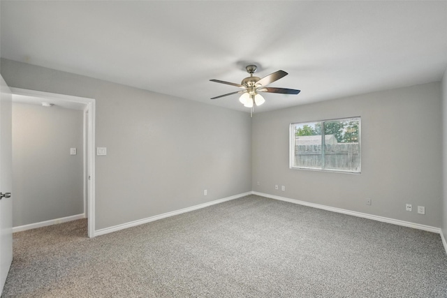4620 Carr St, The Colony, TX 75056 - carpeted empty room featuring ceiling fan and baseboards