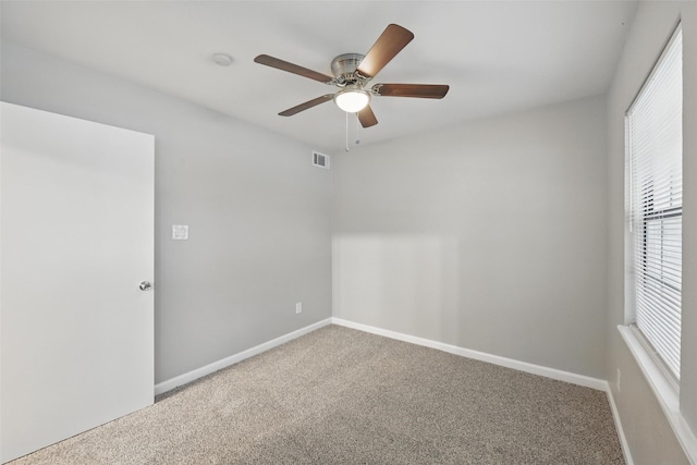 4620 Carr St, The Colony, TX 75056 - carpeted empty room featuring ceiling fan and baseboards