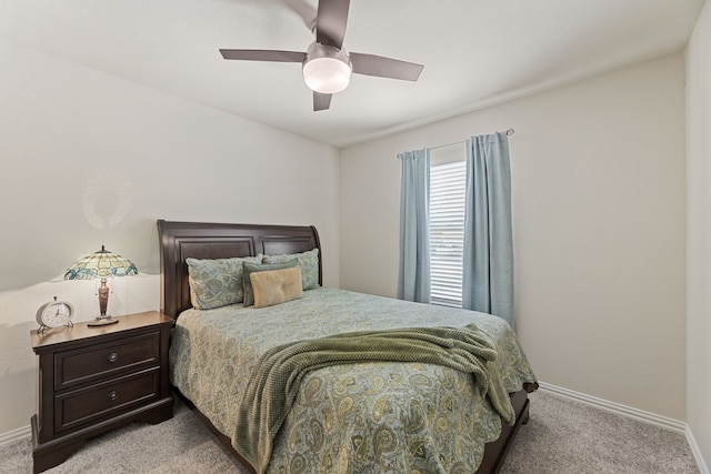 1316 Shinnecock Ct, Fairview, TX 75069 - bedroom featuring light colored carpet, baseboards, and ceiling fan