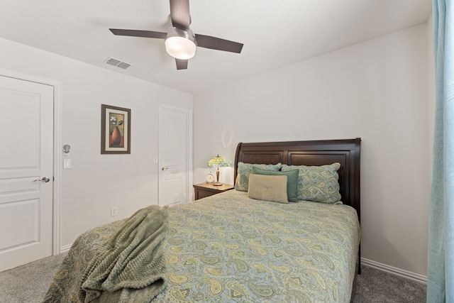 1316 Shinnecock Ct, Fairview, TX 75069 - carpeted bedroom with ceiling fan and baseboards