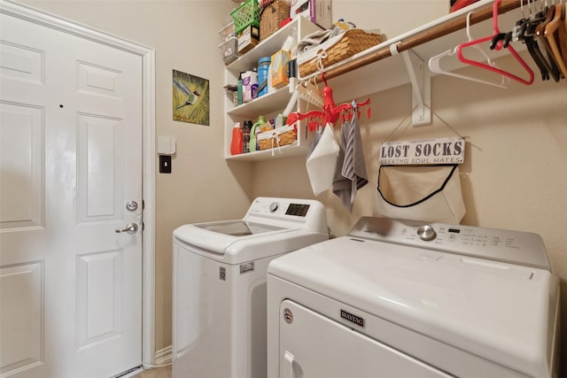 3237 Horizons Dr, Little Elm, TX 75068 - washroom with independent washer and dryer