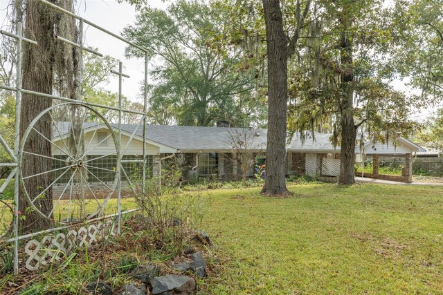 321 Evangeline Dr, Elm Grove, LA 71051 - view of green lawn
