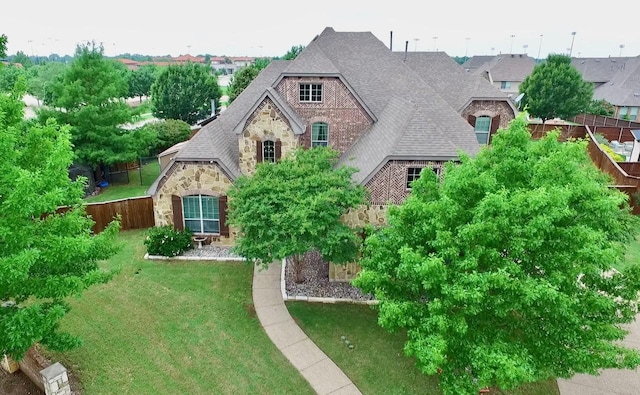 2515 Trophy Club Dr, Trophy Club, TX 76262 - view of front of home featuring stone siding and roof with shingles