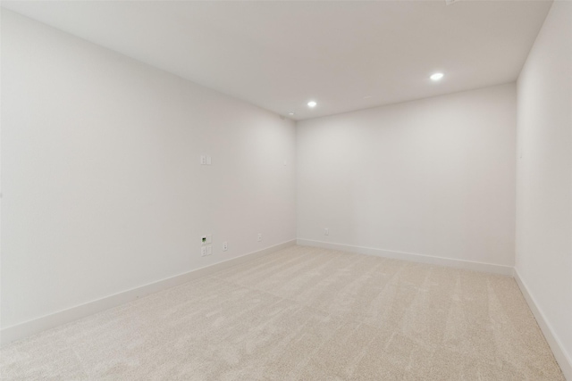 4160 Rosita Ln, Prosper, TX 75078 - unfurnished room featuring light carpet, recessed lighting, and baseboards
