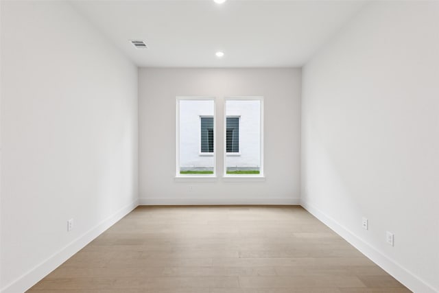 4160 Rosita Ln, Prosper, TX 75078 - unfurnished room featuring light wood finished floors, recessed lighting, and baseboards