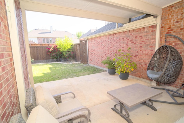 view of patio