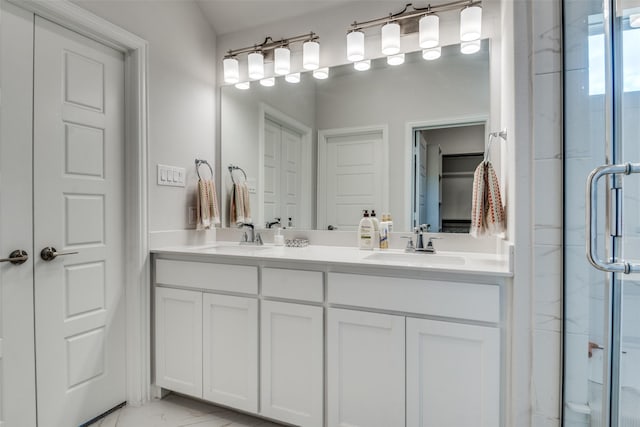 6628 Kort St, Rowlett, TX 75089 - full bath featuring a shower stall and double vanity