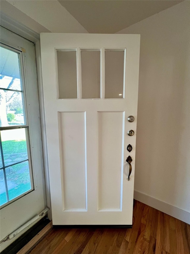 909 Hallum St, River Oaks, TX 76114 - detailed view of wood finished floors and baseboards