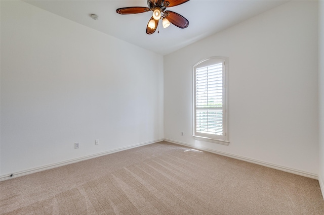 1210 Carlisle Ct, Frisco, TX 75036 - unfurnished room with light carpet, ceiling fan, and baseboards