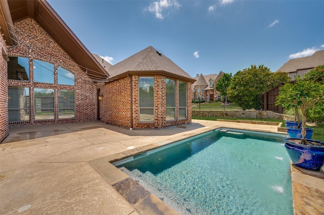 1210 Carlisle Ct, Frisco, TX 75036 - view of pool with a patio and fence