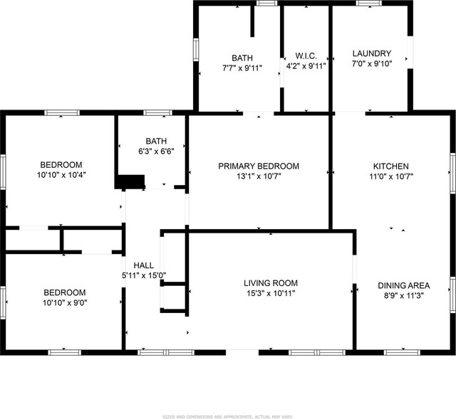 205 Davis Rd, Combine, TX 75159 - room layout