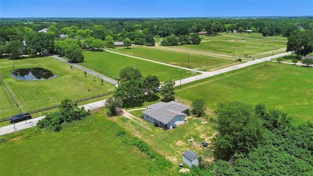 205 Davis Rd, Combine, TX 75159 - aerial view of sparsely populated area with a nearby body of water