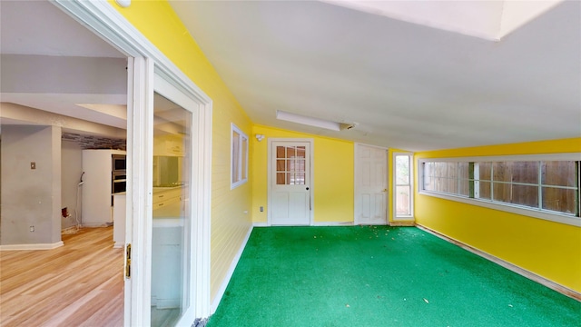 2810 Dove Meadow Dr, Garland, TX 75043 - unfurnished room with baseboards and vaulted ceiling